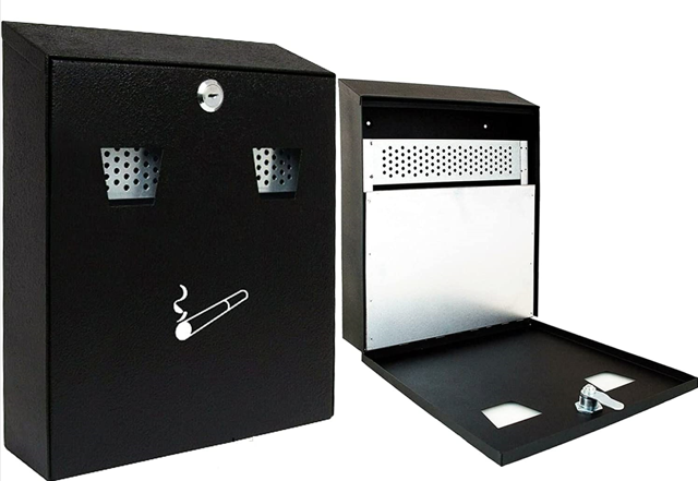 Wall Mounted Cigarette Bin